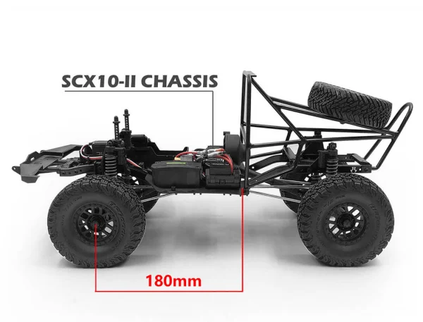 RC4WD Reaper Tube Back for RC4WD TF2 and Axial SCX10 II RC4WD
