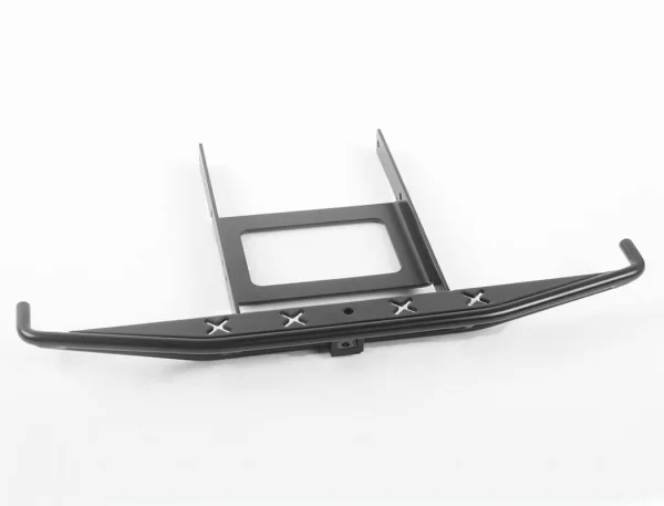 RC4WD Rough Stuff Metal Rear Bumper W/Exhaust Tips For Axial SCX10 II 1969 Chevrolet Blazer (Black)