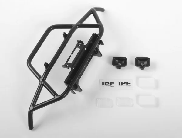 RC4WD Steel Tube Front Bumper W/Ipf Lights For Mst 1:10 Cmx W/ Jimny J3 Body — image 10 of 11