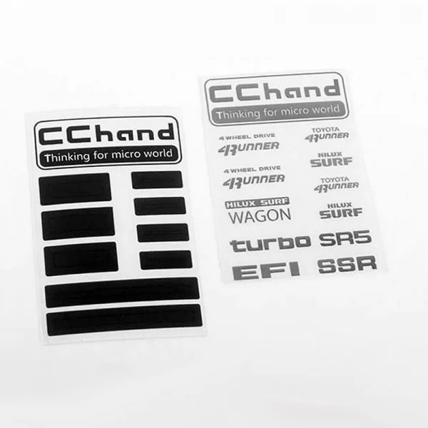 Metal Logo Decal Sheet for 1985 Toyota 4Runner Hard Body RC4WD &mdash; image 6 of 6