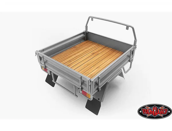 RC4WD Kober Rear Bed W/ Mud Flaps For Tf2 Mojave Body (Silver) &mdash; image 5 of 12