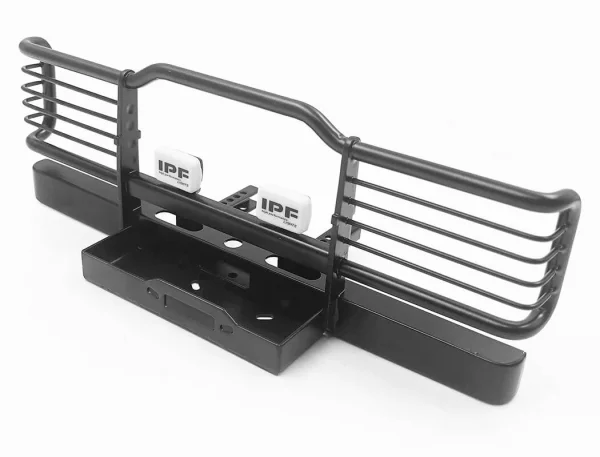 RC4WD Camel Bumper W/ Winch Mount + Ipf Lights For Traxxas TRX-4 Land Rover Defender