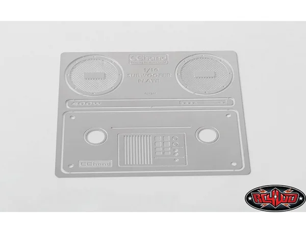 1:10 Subwoofer RC4WD 10th dual sud speaker box w/ grill details TOY RC4WD