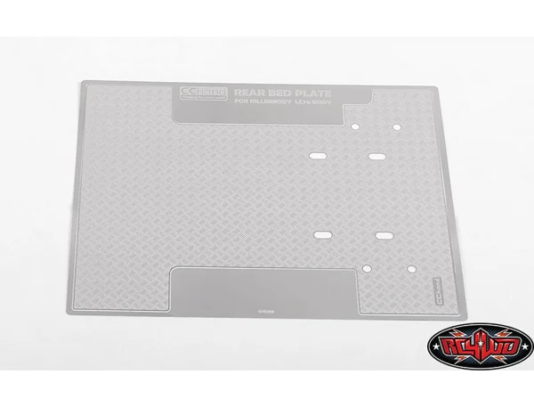 Diamond Plate Rear Bed for RC4WD TF2 LWB Toyota LC70 RC4WD Liner RC4WD &mdash; image 3 of 6