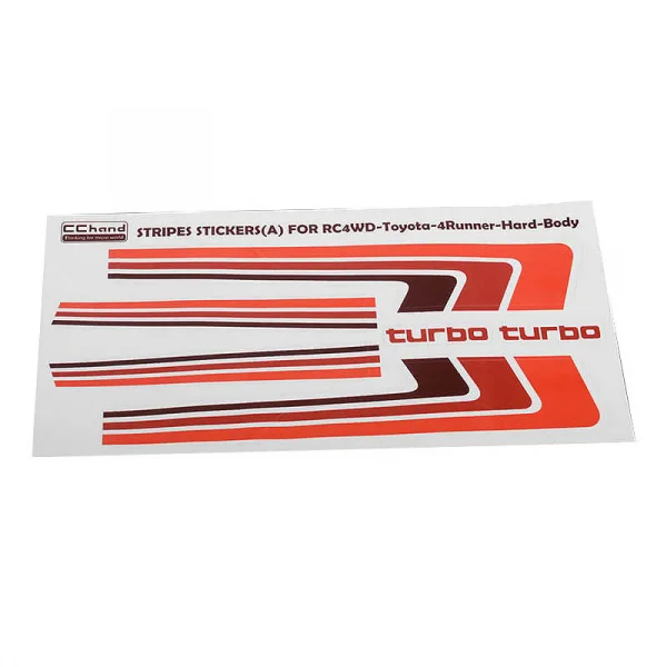 Retro Body Stripes for 1985 Toyota 4Runner Hard Body RC4WD