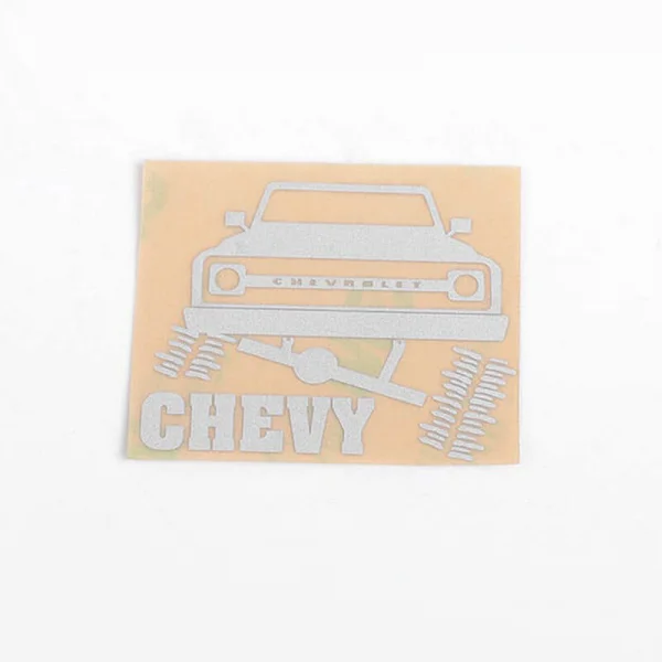 Chrome Chevy Decals RC4WD