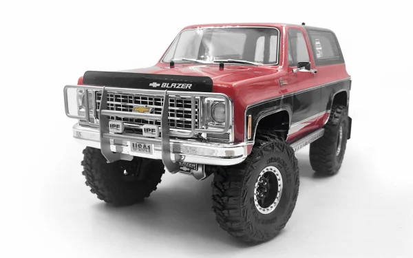 RC4WD Ranch Front Grille W/Ipf Lights For Traxxas TRX-4 Chevy K5 Blazer (Silver)