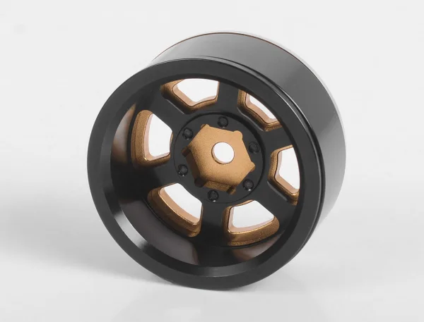 RC4WD Six-Spoke 1.55 Internal Beadlock Wheels (Gold)