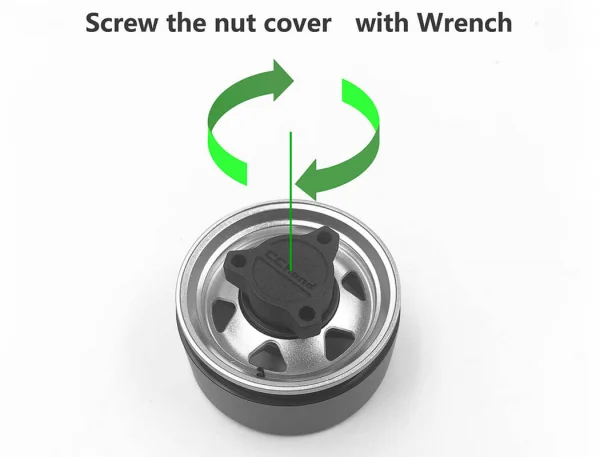 RC4WD Oem Xj 1.9 Beadlock Wheels (Chrome) &mdash; image 6 of 12