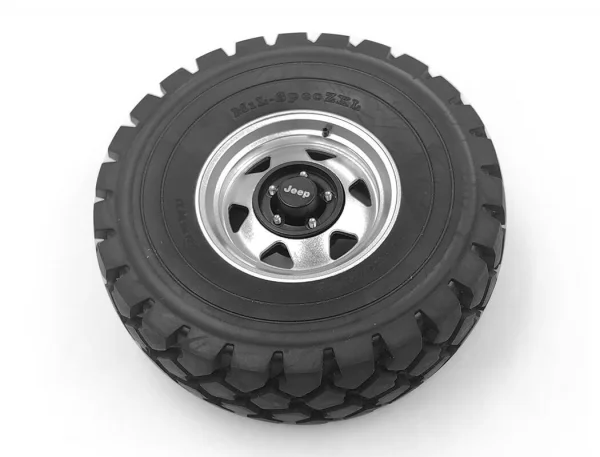 RC4WD Oem Xj 1.9 Beadlock Wheels (Chrome) &mdash; image 5 of 12