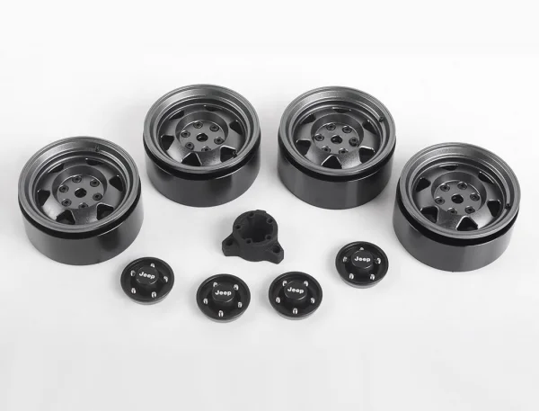 RC4WD Oem Xj 1.9 Beadlock Wheels (Gunmetal) &mdash; image 7 of 12