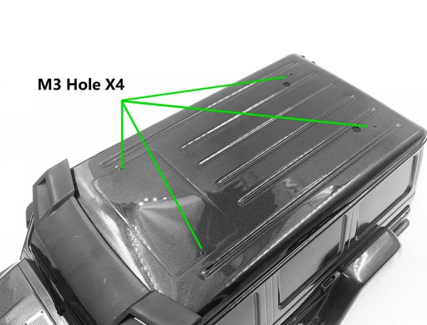 RC4WD Adventure Roof Rack W/ Rear Lights For Traxxas TRX-4 M-Benz G-500 — image 5 of 12