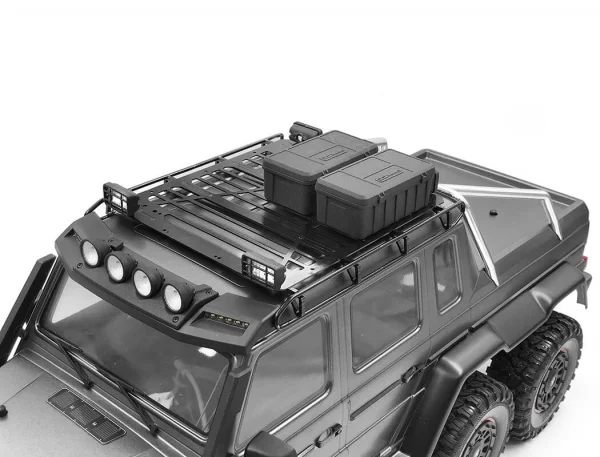 RC4WD Adventure Steel Roof Rack W/ Front + Rear Lights For Mercedes-Benz G 63 Amg 6X6 &mdash; image 8 of 8