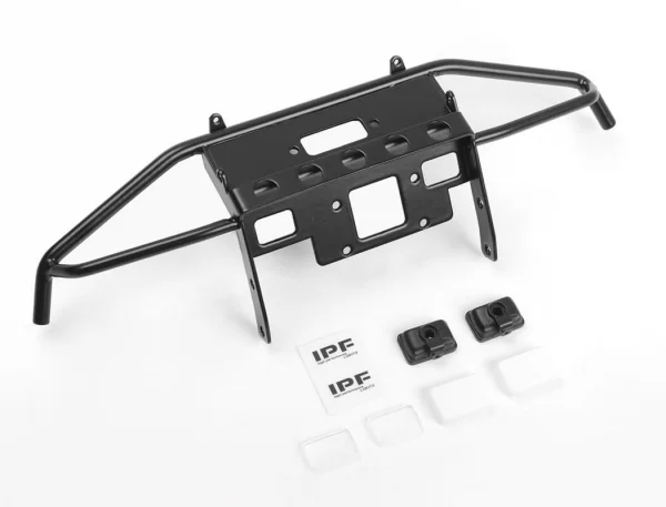 RC4WD Guardian Steel Front Winch Bumper W/Ipf Lights For Axial 1:10 SCX10 II Umg10 (Black) — image 2 of 8