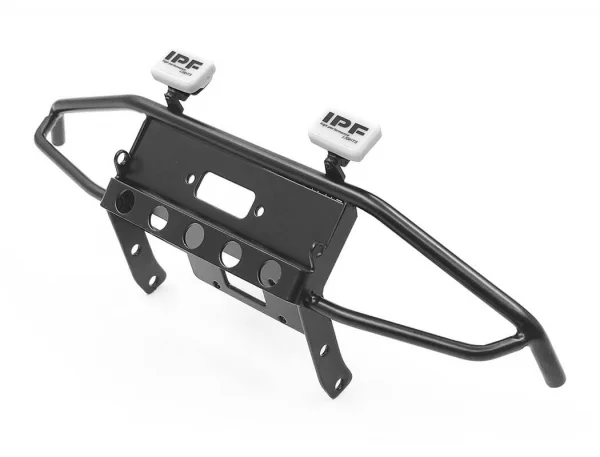 RC4WD Guardian Steel Front Winch Bumper W/Ipf Lights For Axial 1:10 SCX10 II Umg10 (Black) — image 6 of 8