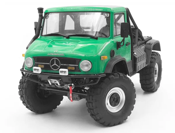 RC4WD Guardian Steel Front Winch Bumper W/Ipf Lights For Axial 1:10 SCX10 II Umg10 (Black) — image 8 of 8