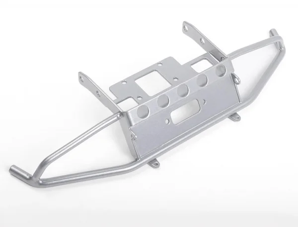 RC4WD Guardian Steel Front Winch Bumper W/Ipf Lights For Axial 1:10 SCX10 II Umg10 (Silver) &mdash; image 7 of 10