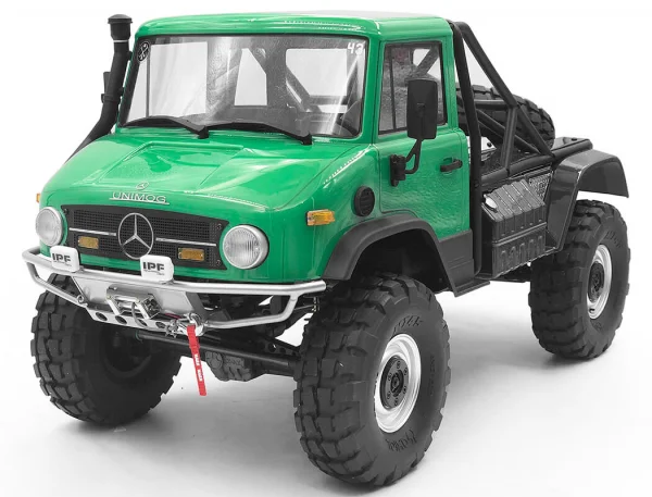 RC4WD Guardian Steel Front Winch Bumper W/Ipf Lights For Axial 1:10 SCX10 II Umg10 (Silver) &mdash; image 3 of 10