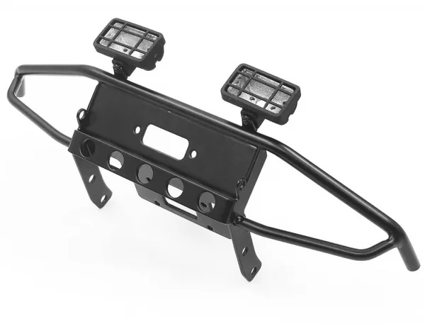 RC4WD Guardian Steel Front Winch Bumper W/Lights For Axial 1:10 SCX10 II Umg10 (Black) &mdash; image 11 of 11