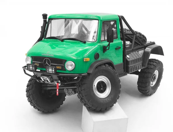 RC4WD Guardian Steel Front Winch Bumper W/Lights For Axial 1:10 SCX10 II Umg10 (Black) &mdash; image 2 of 11