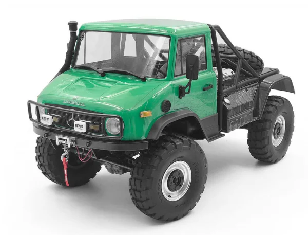 RC4WD Ranch Steel Front Winch Bumper W/ Ipf Lights For Axial 1:10 SCX10 II Umg10 (Black) &mdash; image 7 of 8