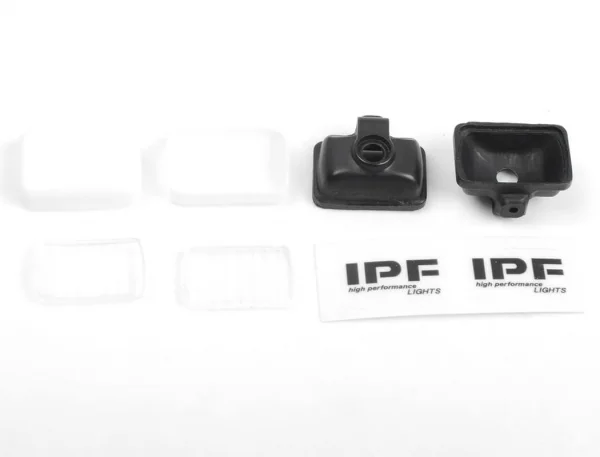RC4WD Tri-X Steel Stinger Front Bumper W/Ipf Lights For Vanquish Vs4-10 Origin Body (Black) — image 5 of 8