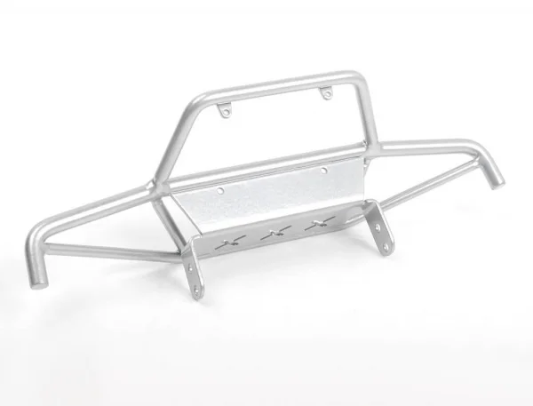 RC4WD Tri-X Steel Stinger Front Bumper W/ Lights For Vanquish Vs4-10 Origin Body (Silver) — image 4 of 9