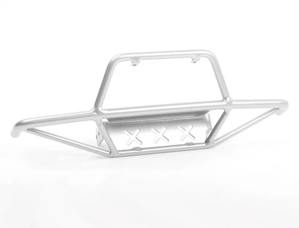 RC4WD Tri-X Steel Stinger Front Bumper W/ Lights For Vanquish Vs4-10 Origin Body (Silver) — image 3 of 9