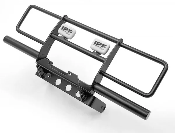 RC4WD Oxer Steel Front Winch Bumper W/ Ipf Lights For Vanquish Vs4-10 Origin Body (Black) — image 4 of 8