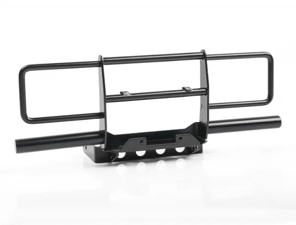 RC4WD Oxer Steel Front Winch Bumper W/ Ipf Lights For Vanquish Vs4-10 Origin Body (Black) — image 2 of 8