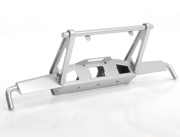 RC4WD Shirya Front Winch Bumper W/ Lights For Vanquish Vs4-10 Origin Body (Silver) — image 3 of 8