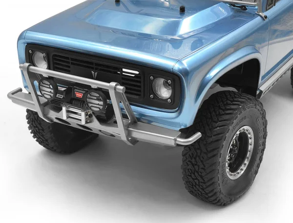RC4WD Shirya Front Winch Bumper W/ Lights For Vanquish Vs4-10 Origin Body (Silver) — image 8 of 8