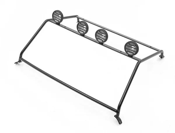 RC4WD Exterior Steel Roll Cage W/ Lights For Vanquish Vs4-10 Origin Halfcab Body (Black) &mdash; image 6 of 9