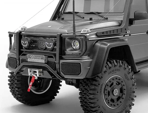 RC4WD Command Front Bumper W/White Lights For Traxxas Mercedes-Benz G63 Amg 6X6