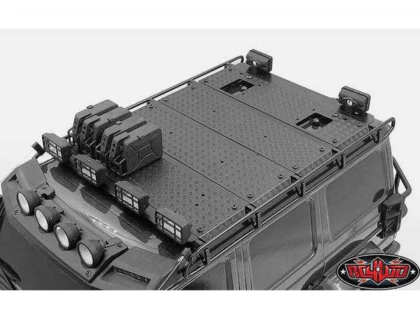 RC4WD Command Roof Rack W/Diamond Plate For Traxxas TRX-4 Mercedes-Benz G-500