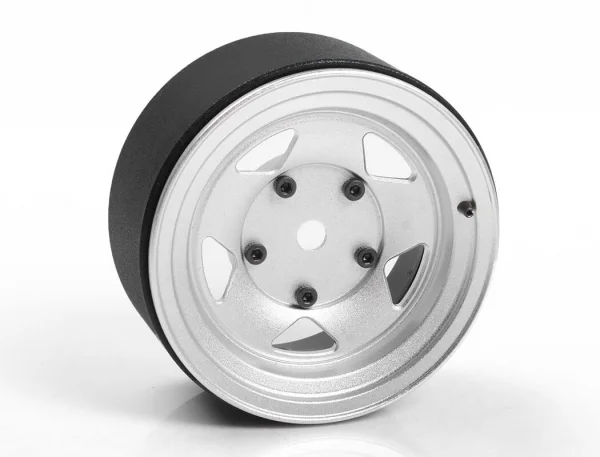 RC4WD Seren 2.2 Beadlock Wheels W/ Center Caps (Silver) — image 2 of 9