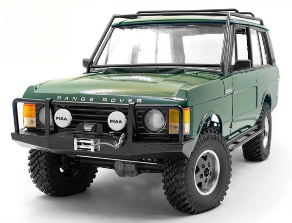 RC4WD Oxer Metal Front Winch Bumper W/Lights For Js Scale 1:10 Range Rover Classic Body &mdash; image 3 of 10