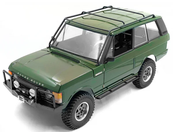 RC4WD Oxer Metal Front Winch Bumper W/Lights For Js Scale 1:10 Range Rover Classic Body &mdash; image 2 of 10