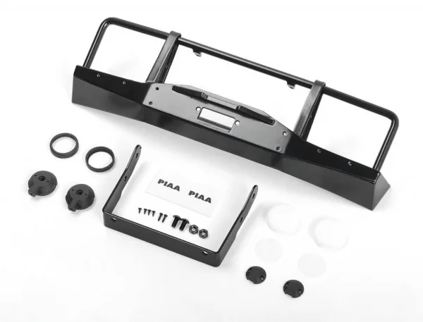 RC4WD Oxer Metal Front Winch Bumper W/Lights For Js Scale 1:10 Range Rover Classic Body &mdash; image 10 of 10