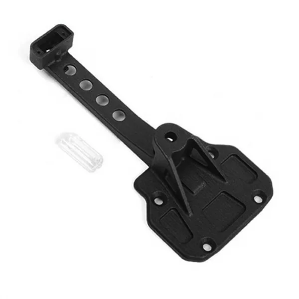Spare Wheel and Tire Holder w/ Clear High Rear Brake Light for Axial 1:10 SCX10 III Jeep JLU Wrangler RC4WD