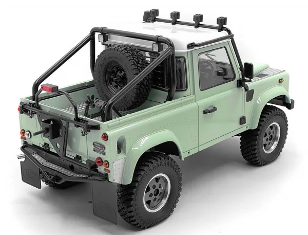 Steel Tube Rollbar w/ Flood Lights for RC4WD Gelande II 2015 Land Rover Defender D90 (Heritage Edition) RC4WD