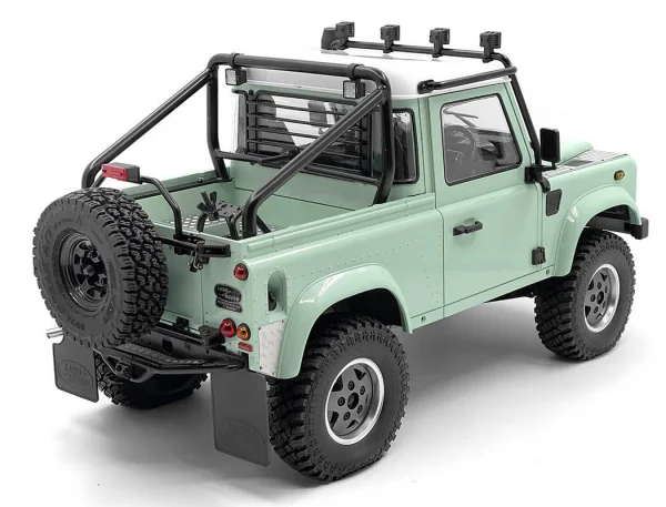 Steel Tube Rollbar w/ Flood Lights for RC4WD Gelande II 2015 Land Rover Defender D90 (Heritage Edition) RC4WD