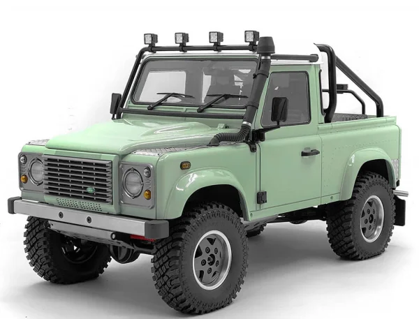 Front Window Roll Cage w/ Flood Lights for RC4WD Gelande II 2015 Land Rover Defender D90 (Heritage Edition) RC4WD
