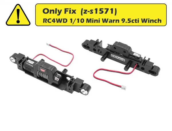 RC4WD Oem Wide Front Winch Bumper With Steering Guard For Axial &mdash; image 14 of 14