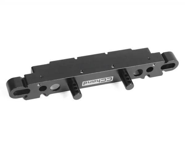 OEM Wide Front Winch Bumper W/ Steering Guard for Axial 1:10 SCX10 III Jeep JLU Wrangler (B) RC4WD