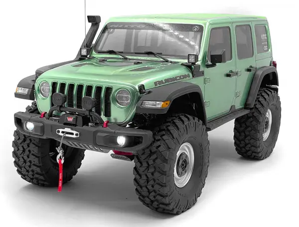 OEM Wide Front Winch Bumper W/ Steering Guard for Axial 1:10 SCX10 III Jeep JLU Wrangler (B) RC4WD — image 16 of 19