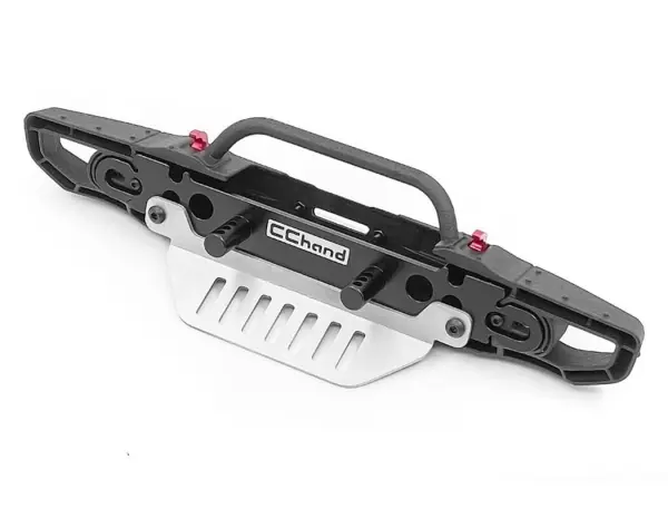 OEM Wide Front Winch Bumper W/ Steering Guard for Axial 1:10 SCX10 III Jeep JLU Wrangler (B) RC4WD — image 15 of 19