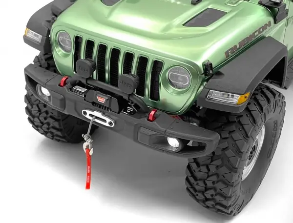 OEM Wide Front Winch Bumper W/ Steering Guard for Axial 1:10 SCX10 III Jeep JLU Wrangler (B) RC4WD — image 19 of 19