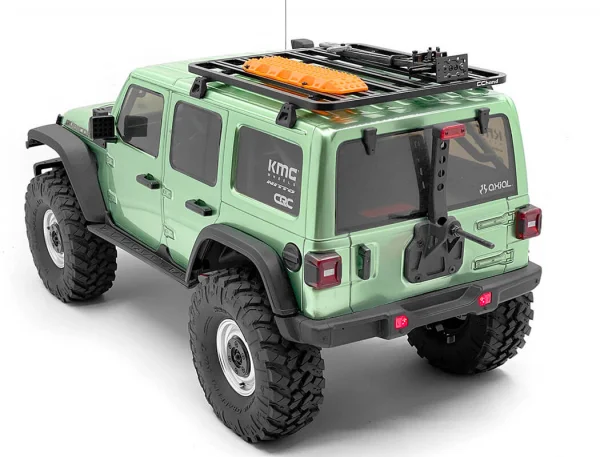 OEM Rear Bumper w/ Tow Hook for Axial 1:10 SCX10 III Jeep JLU Wrangler RC4WD