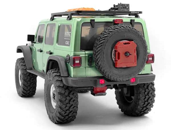 OEM Rear Bumper w/ Tow Hook for Axial 1:10 SCX10 III Jeep JLU Wrangler RC4WD